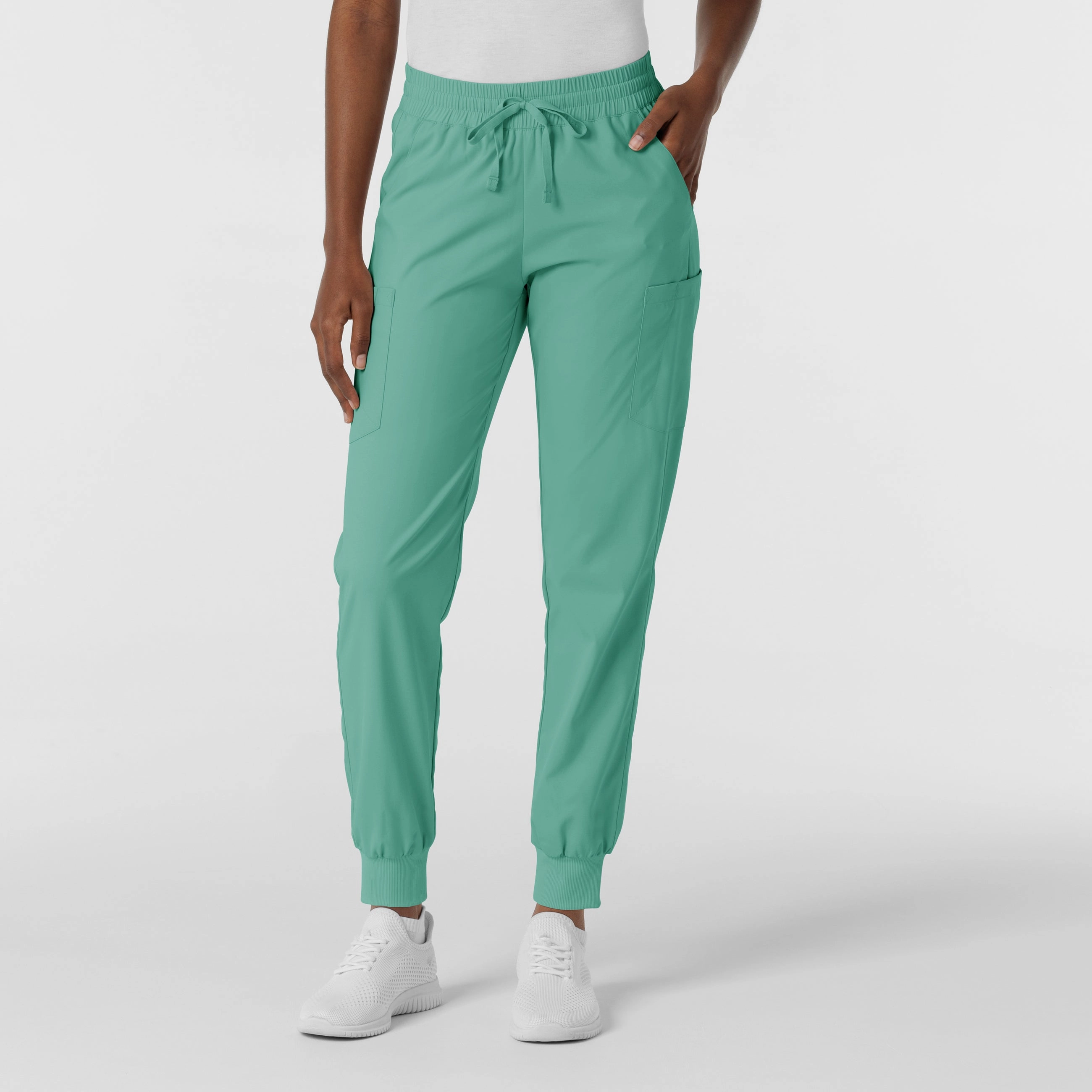 Boundless Women's Jogger Scrub Pant - Turquoise Reinforced Knees