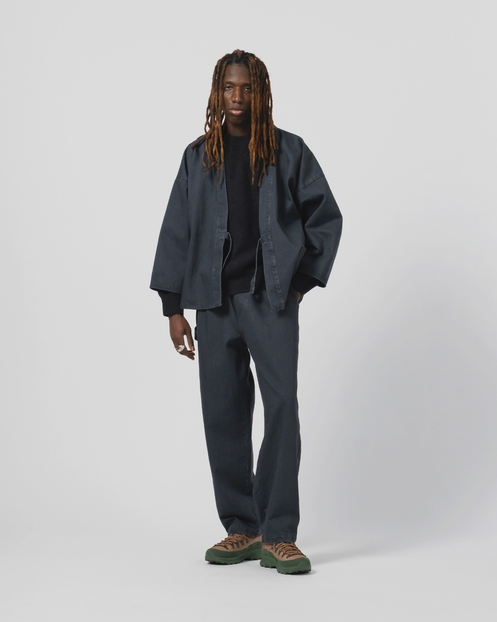 Shogun Kimono Griffin Denim Asphalt Fashionable Style Criticism