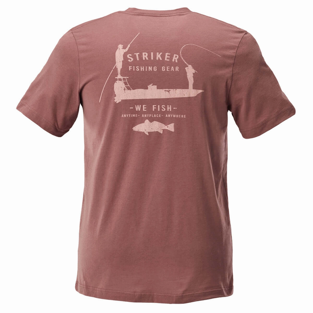 Skiff Tee - Dusty Red Beach Outfit Soft Layer