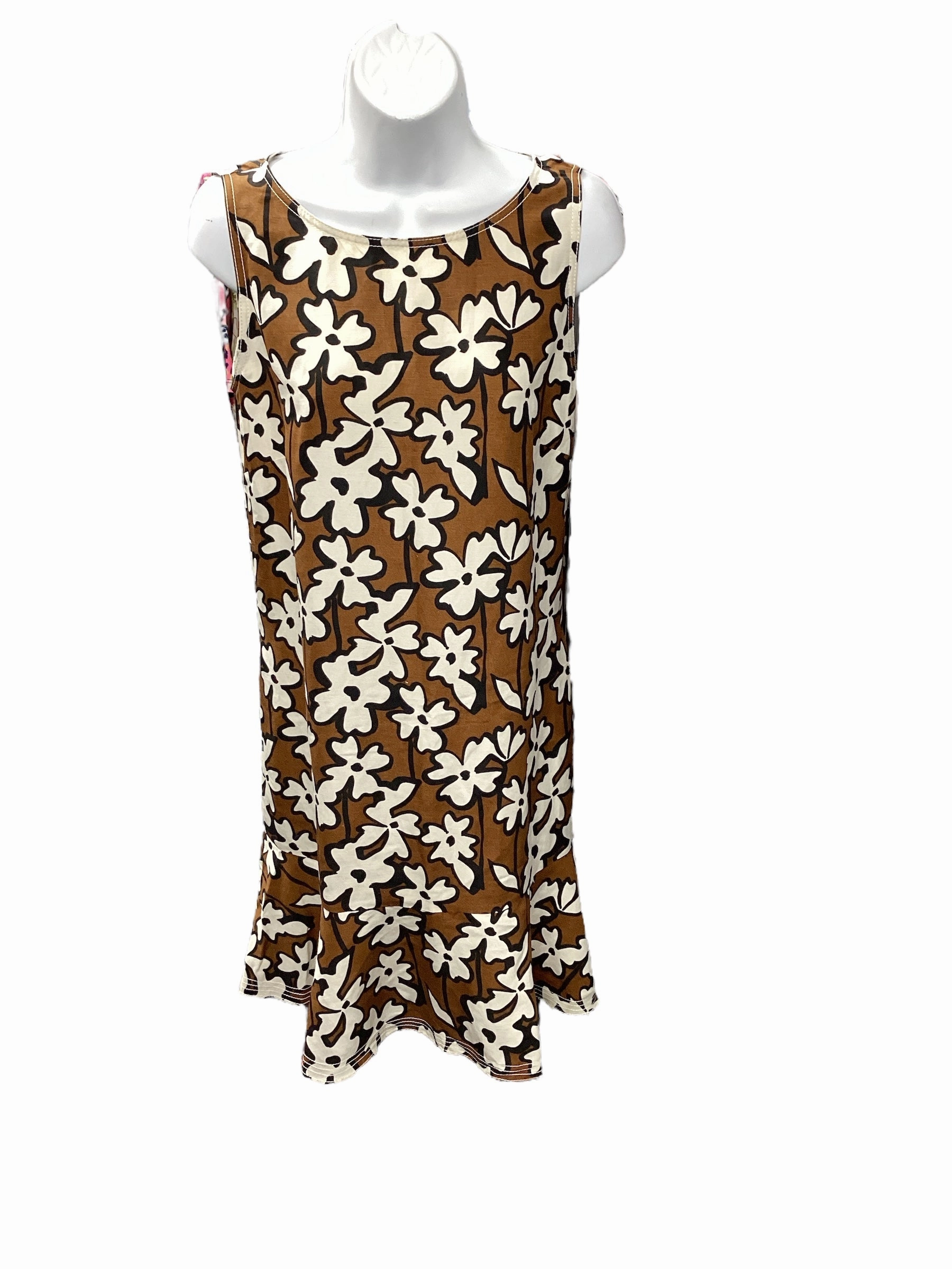 Lafayette 148 Nadine Brown Dress M City Style Stay Cool