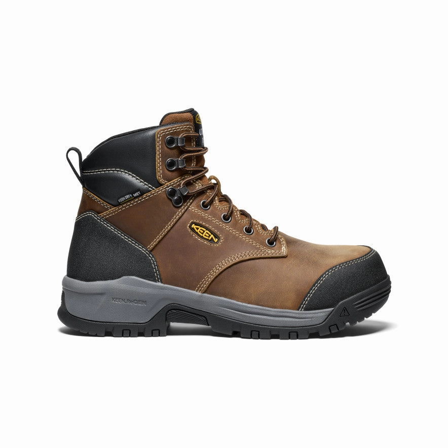 Men's Evanston 6" Waterproof Boot INT MET (Carbon Toe)  |  Bison/Black Breathable River Crossing