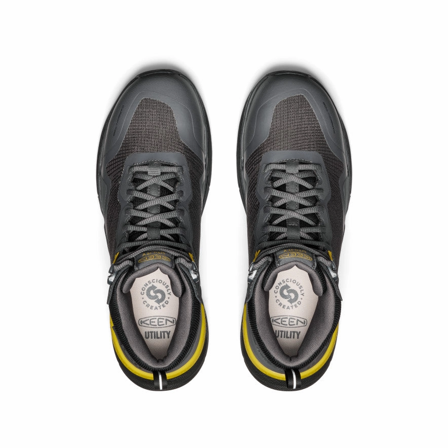 Cushion Build Men's Synchro Waterproof Work Boot (Carbon Toe)  |  Magnet/Black