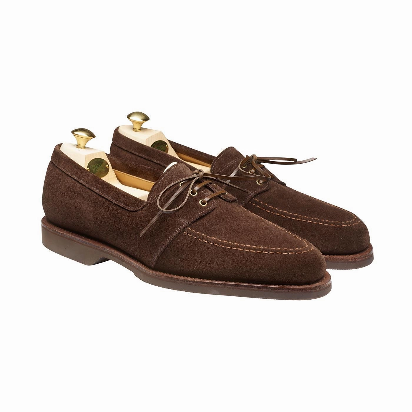 Falmouth Dark Brown Suede Soft Firm Trendy Walking Shoes