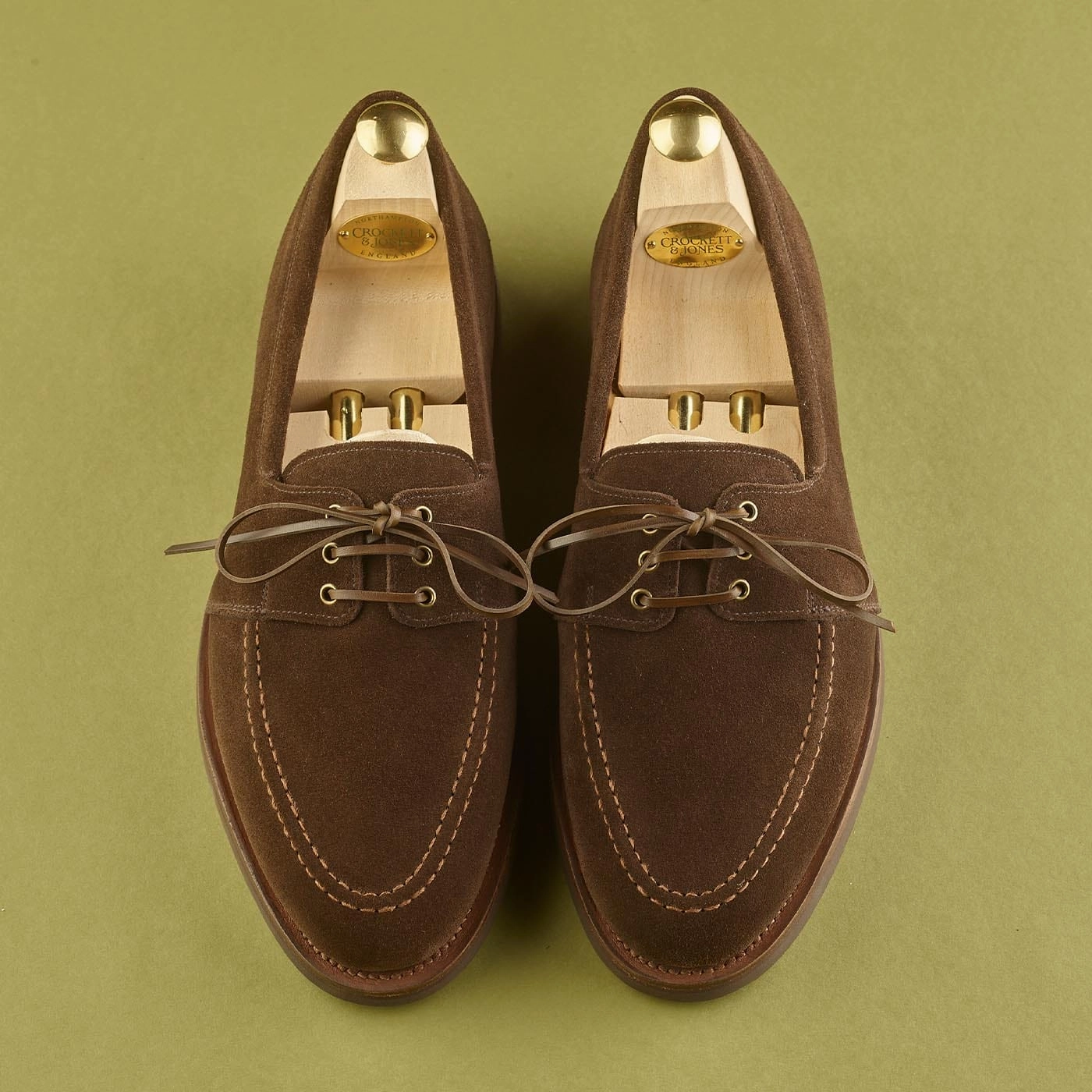 Path Wide Falmouth Dark Brown Suede