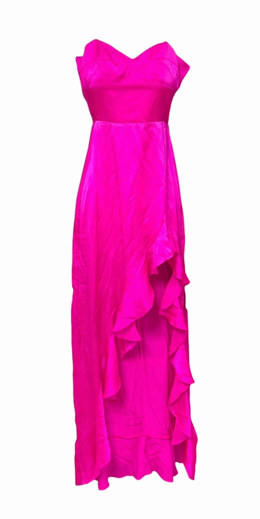 Amanda Uprichard Women??s Fuschia Gown XS Chic and Stylish Easy Flow