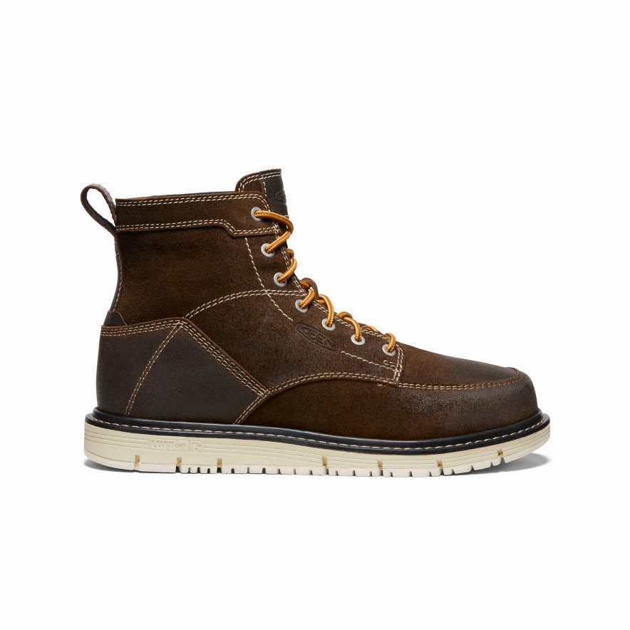 Men's San Jose 6" Boot (Soft Toe)  |  Coffee Bean/Star White Rain Terrain