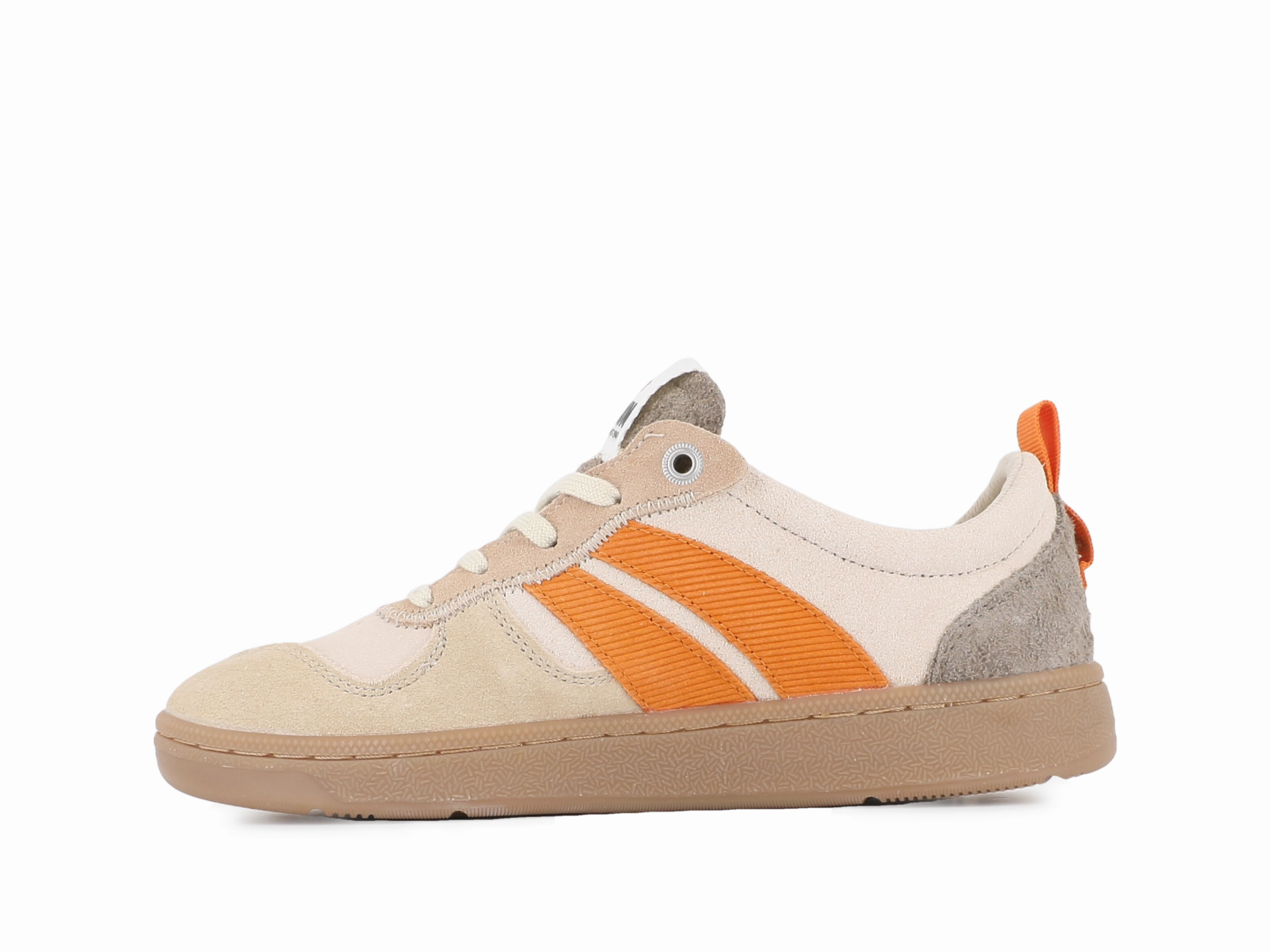 79505-151-M | PALLACUP FLAME SUEDE | WAVE GRAY/BROWN Balanced Base HeelCushion