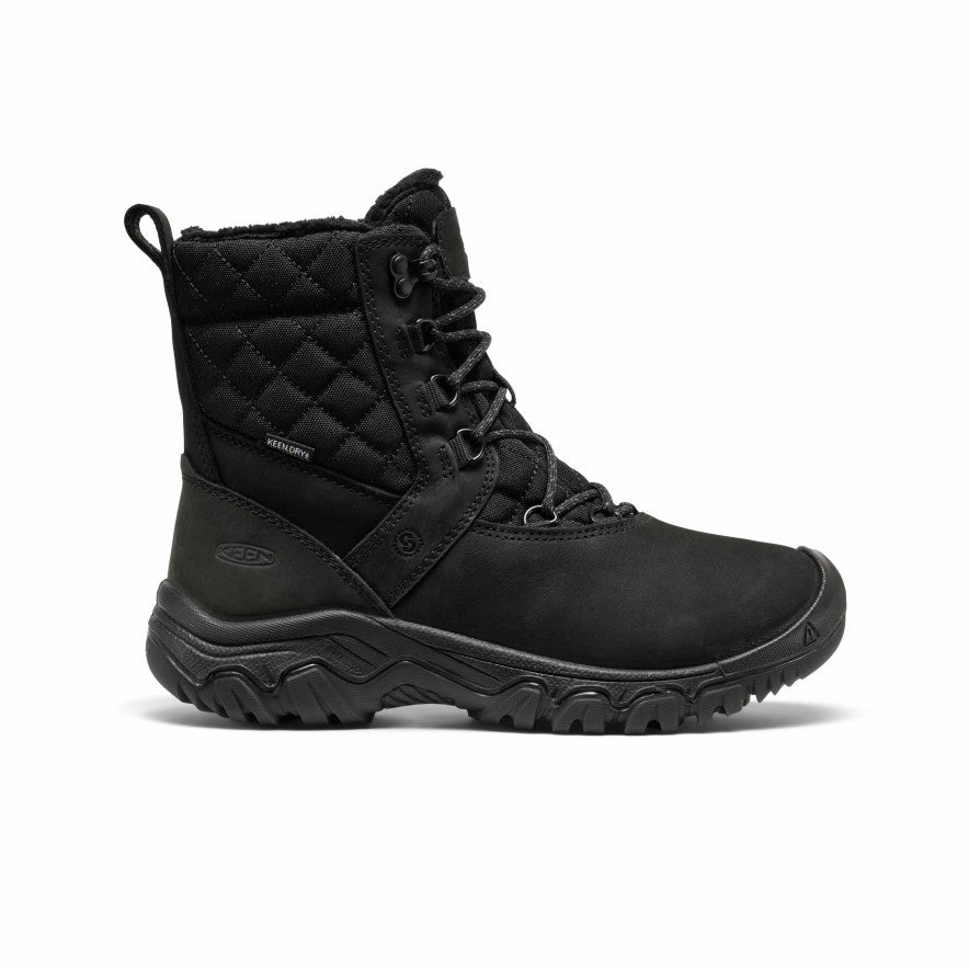 Women's Greta II Waterproof Boot  |  Black Frozen Terrain Protection Cold Weather Boots