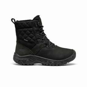 Women's Greta II Waterproof Boot  |  Black Frozen Terrain Protection Cold Weather Boots