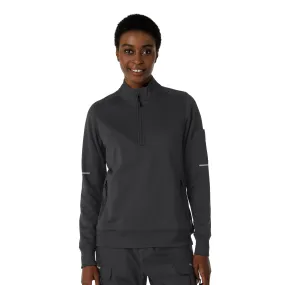 Thermal Regulation Fabric Carhartt Rugged Flex RSCU Women's Half Zip - Pewter