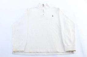 Comfy Layers product ring elegance Polo by Ralph Lauren Embroidered Logo White Pullover Sweater
