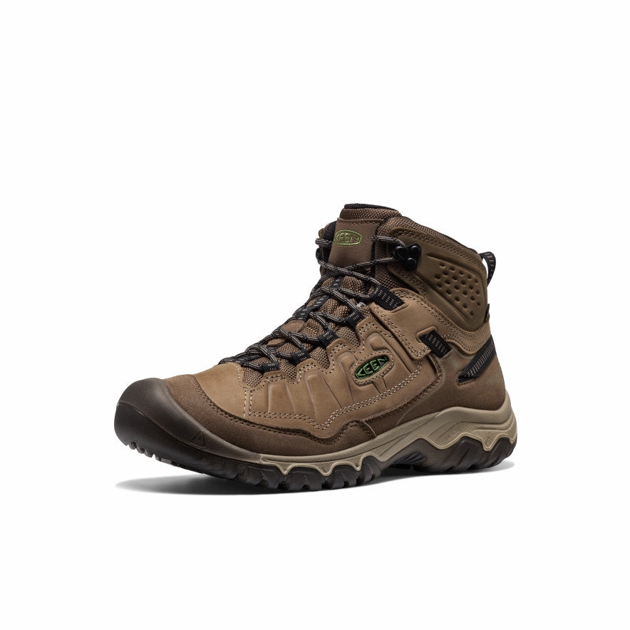 All Weather City Walking Wool blend Men's Targhee IV Waterproof Hiking Boot  |  Brindle/Canteen