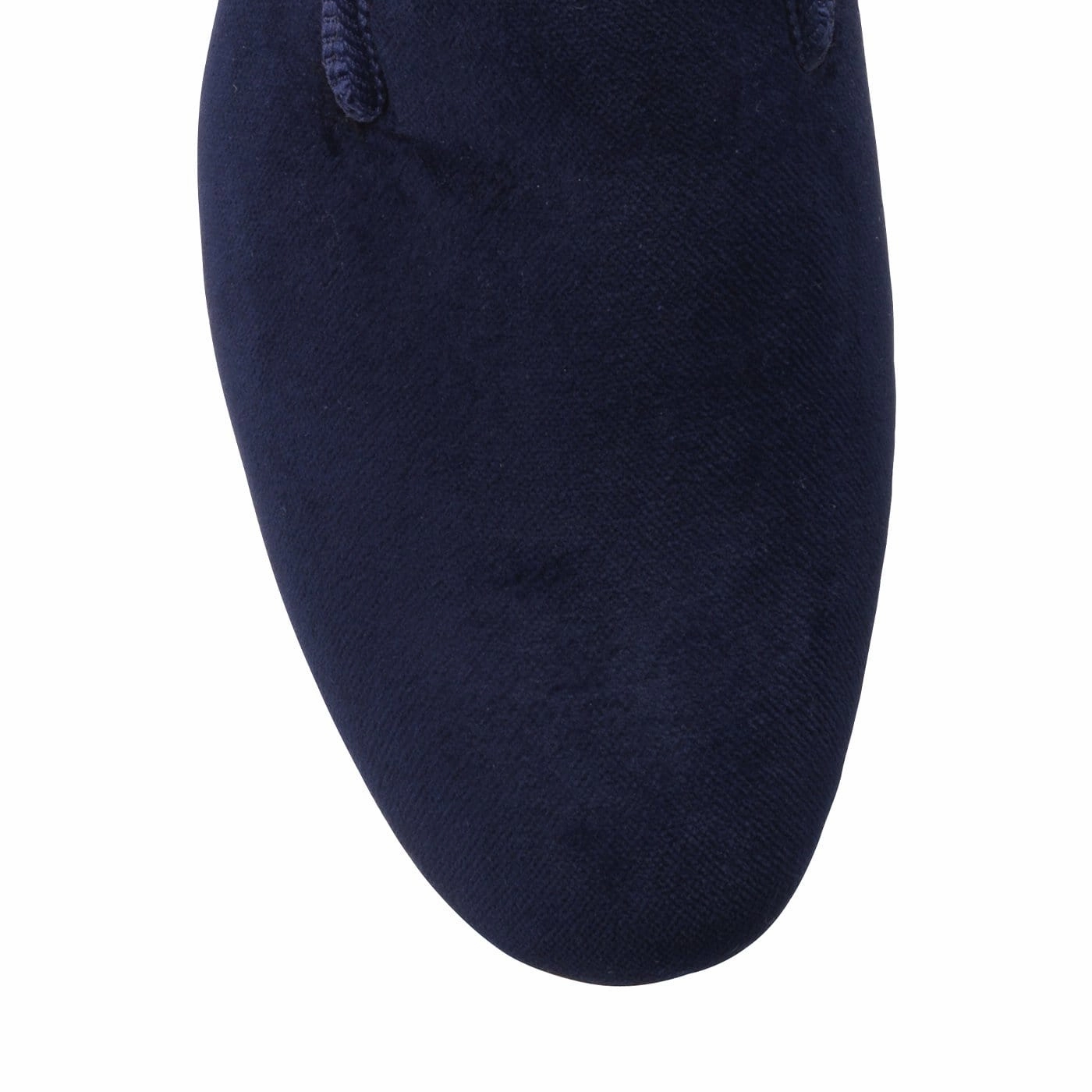 Road Suitable Minimalist Style Plain Albert Navy Velvet (Mens)