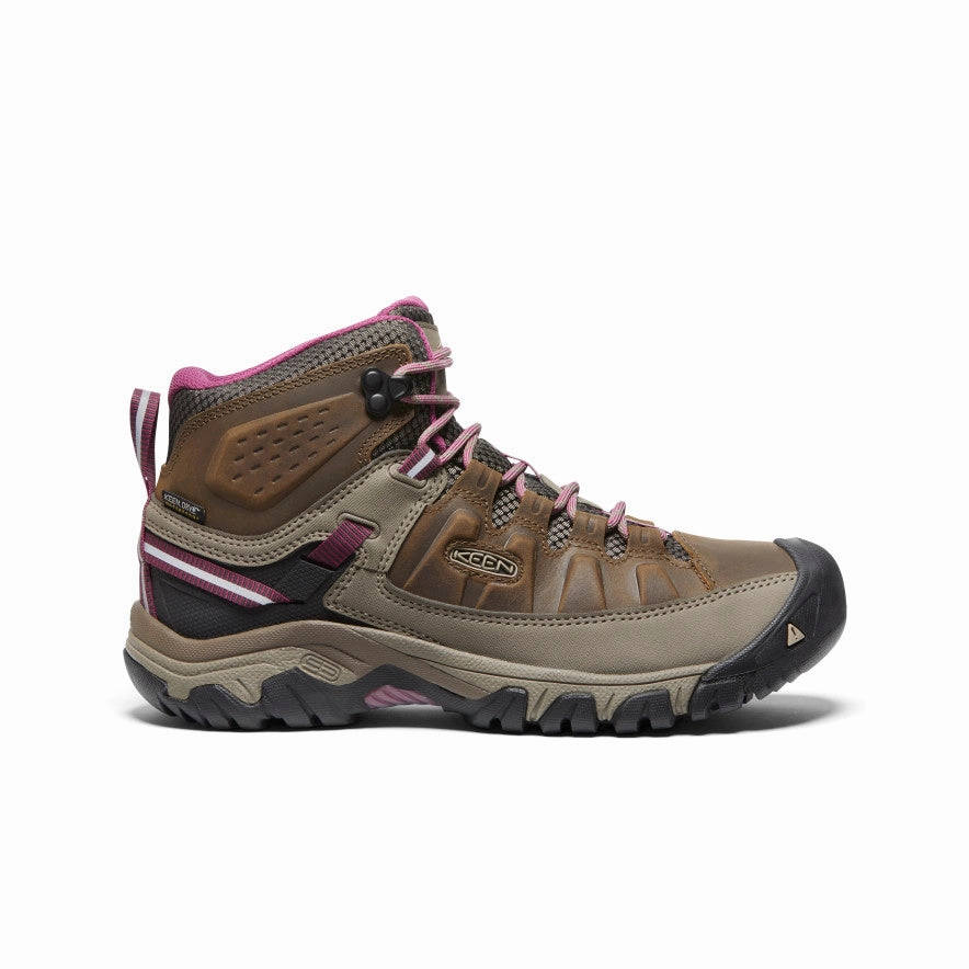Women's Targhee III Waterproof Mid  |  Weiss/Boysenberry Cordura Material Canvas