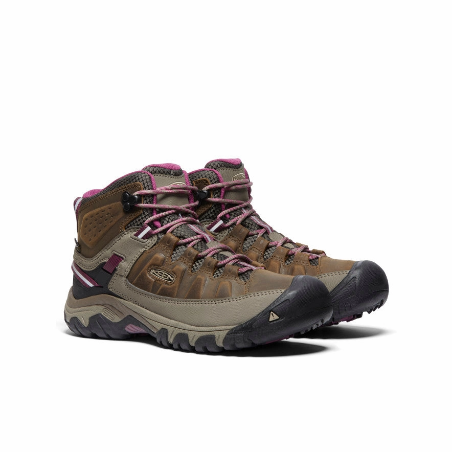 Women's Targhee III Waterproof Mid  |  Weiss/Boysenberry Premium Craft