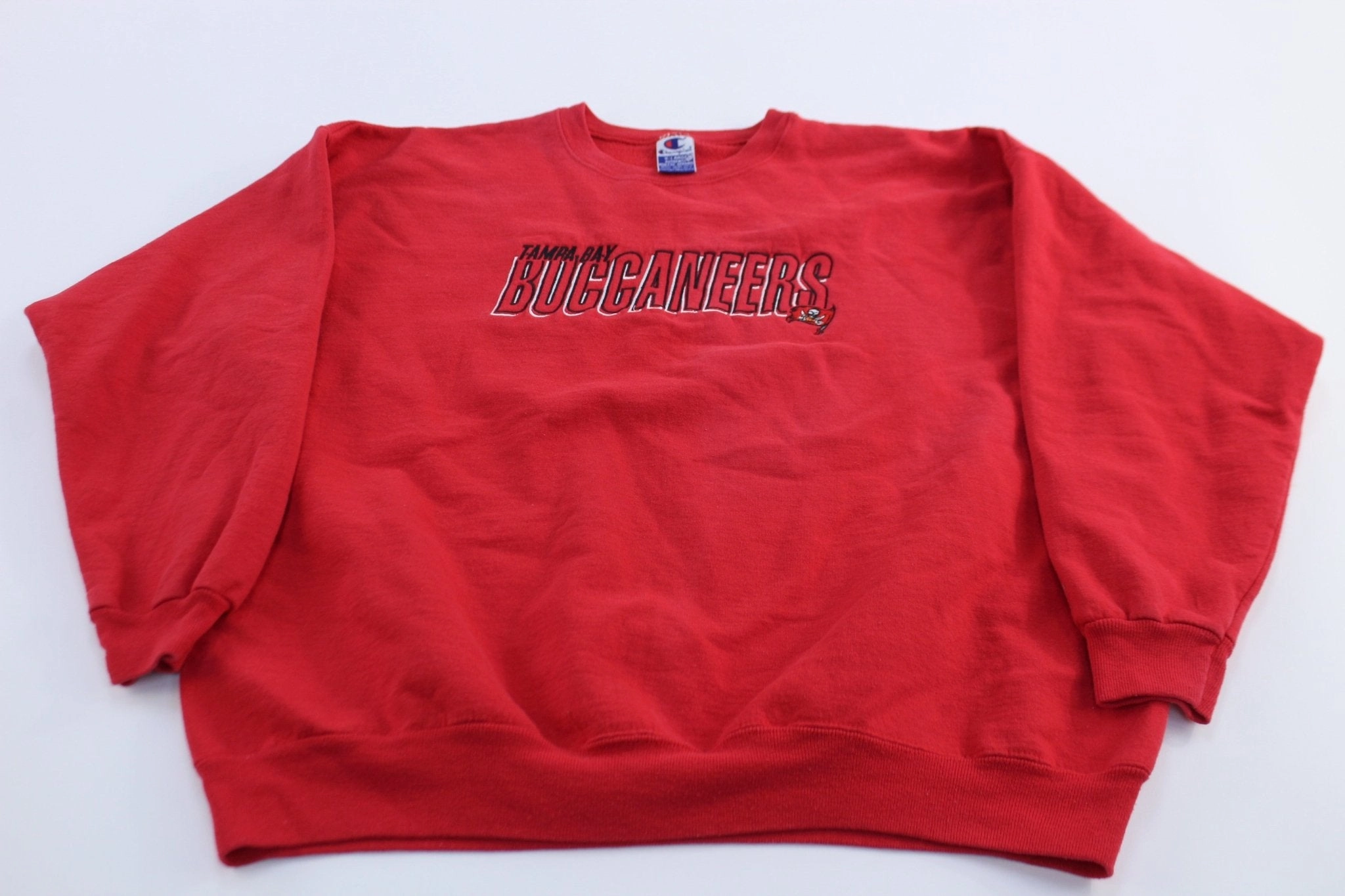 Weekend Wear Tweed 90's Tampa Bay Buccaneers Embroidered Champion Sweatshirt