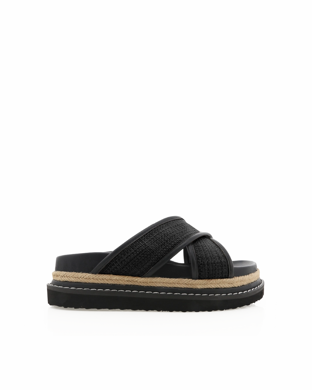 Ergonomic Design AYSHA - BLACK RAFFIA