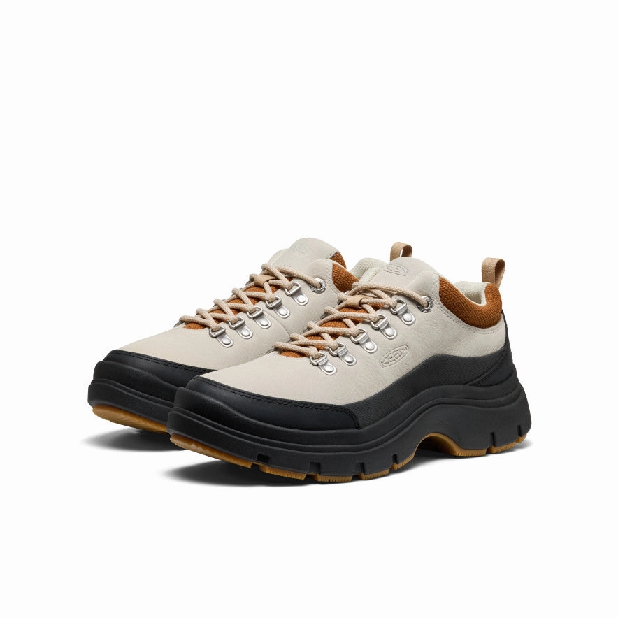 Women's Kosa Oxford  |  Silver Birch/Roasted Pecan Contoured Footbed Shape Lace Up Adjustability