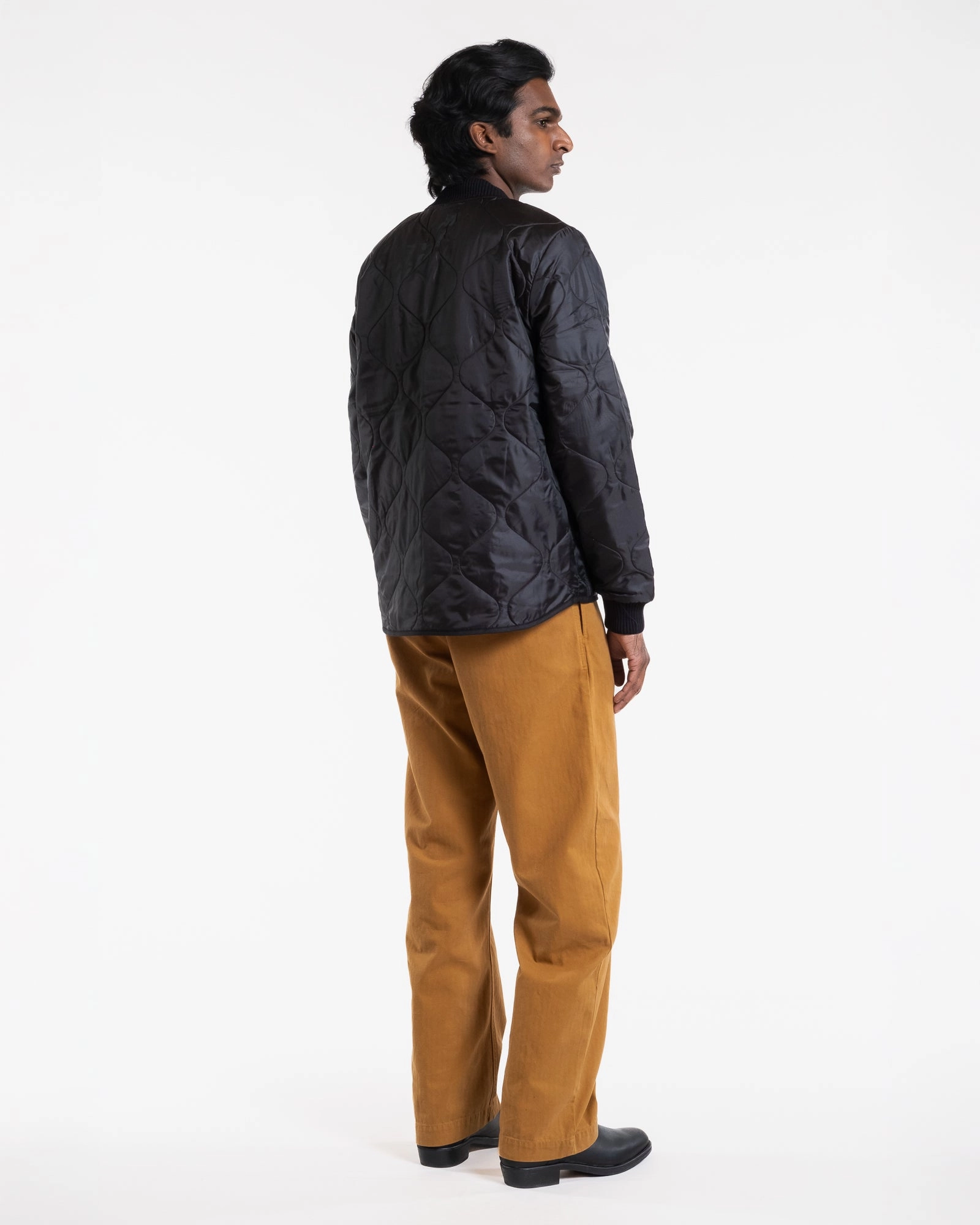 Convertible Collar Style Warm Interior QN Type 2 Frostbite Quilted Nylon Black