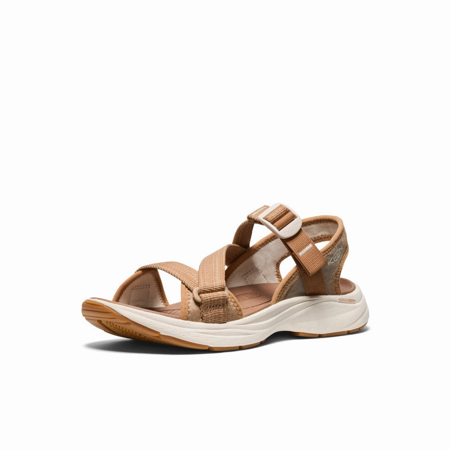 Women's Leiki Open-Toe Sandal  |  Chipmunk/Birch Slip On Easy Adjust Buckles
