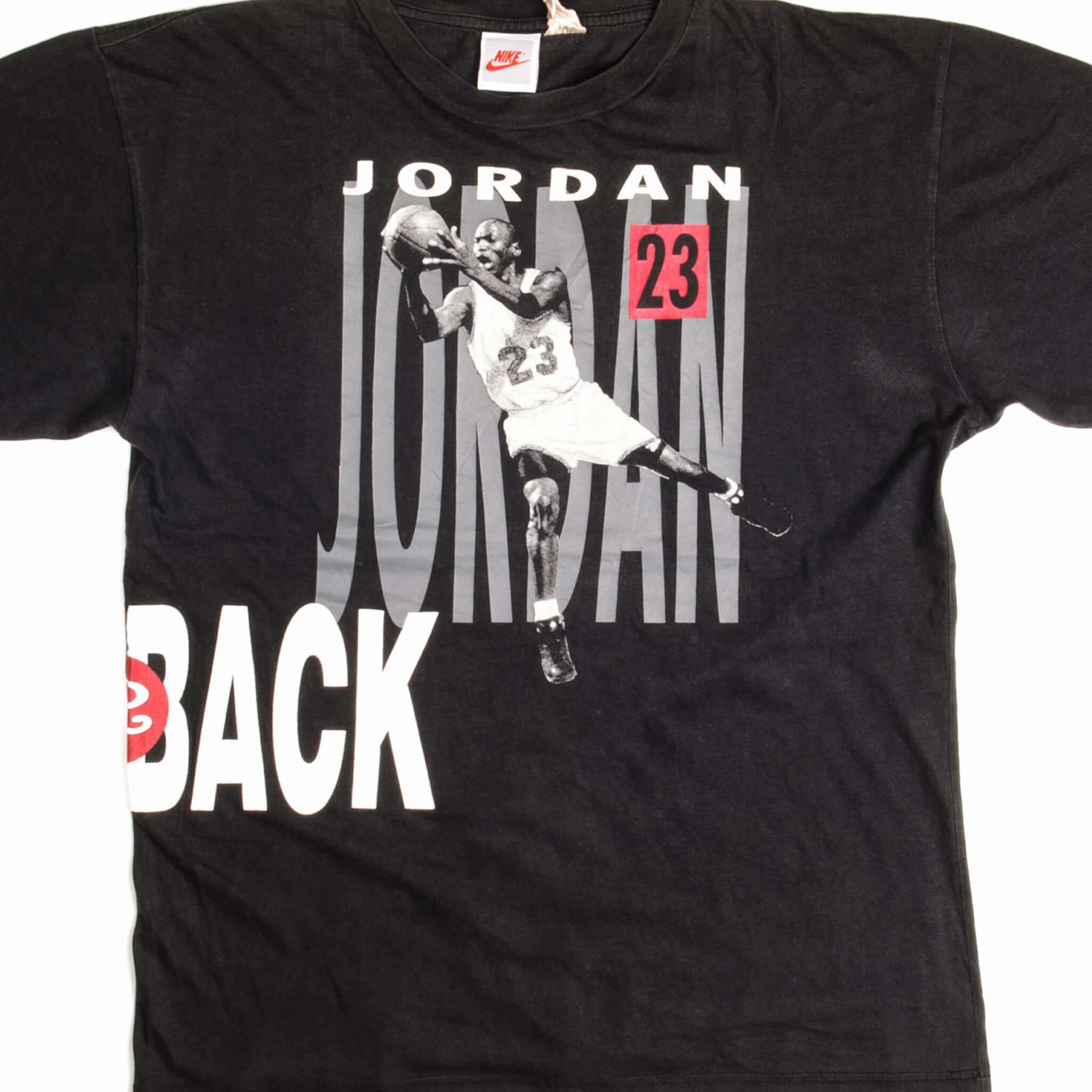 Classic Layering Wrinkle Resistant Texture VINTAGE NIKE NBA TEE SHIRT 1990S SIZE MEDIUM MADE IN USA