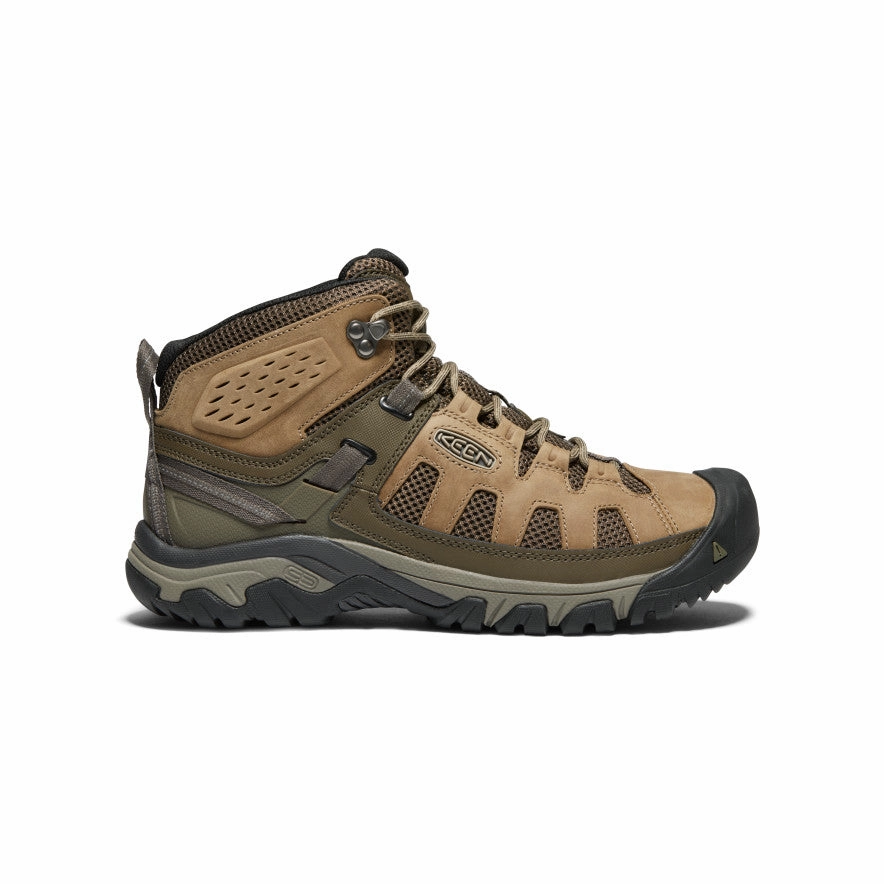 Men's Targhee Vent Mid  |  Olivia/Bungee Cord Grippy Outsole Trail Runner