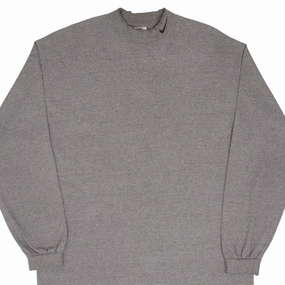 VINTAGE NIKE LONG SLEEVE TURTLE NECK DARK GREY TEE SHIRT 1990S SIZE XL MADE USA Street Comfort Style Smart Fit