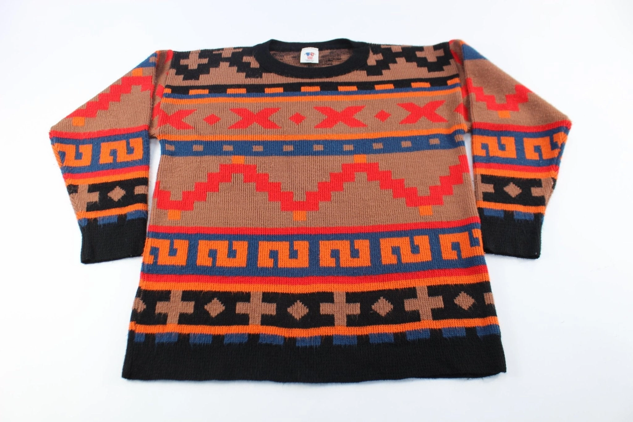 Breathable Design 90's Sweater Bazaar Patterned Sweater