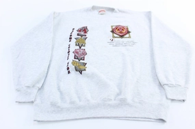 Vibrant Print 90's University of Alabama Crimson Tide Nutmeg Sweatshirt