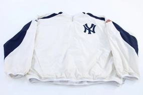 Water resistant coating Vintage Cooperstown New York Yankees Baseball Pullover Windbreaker
