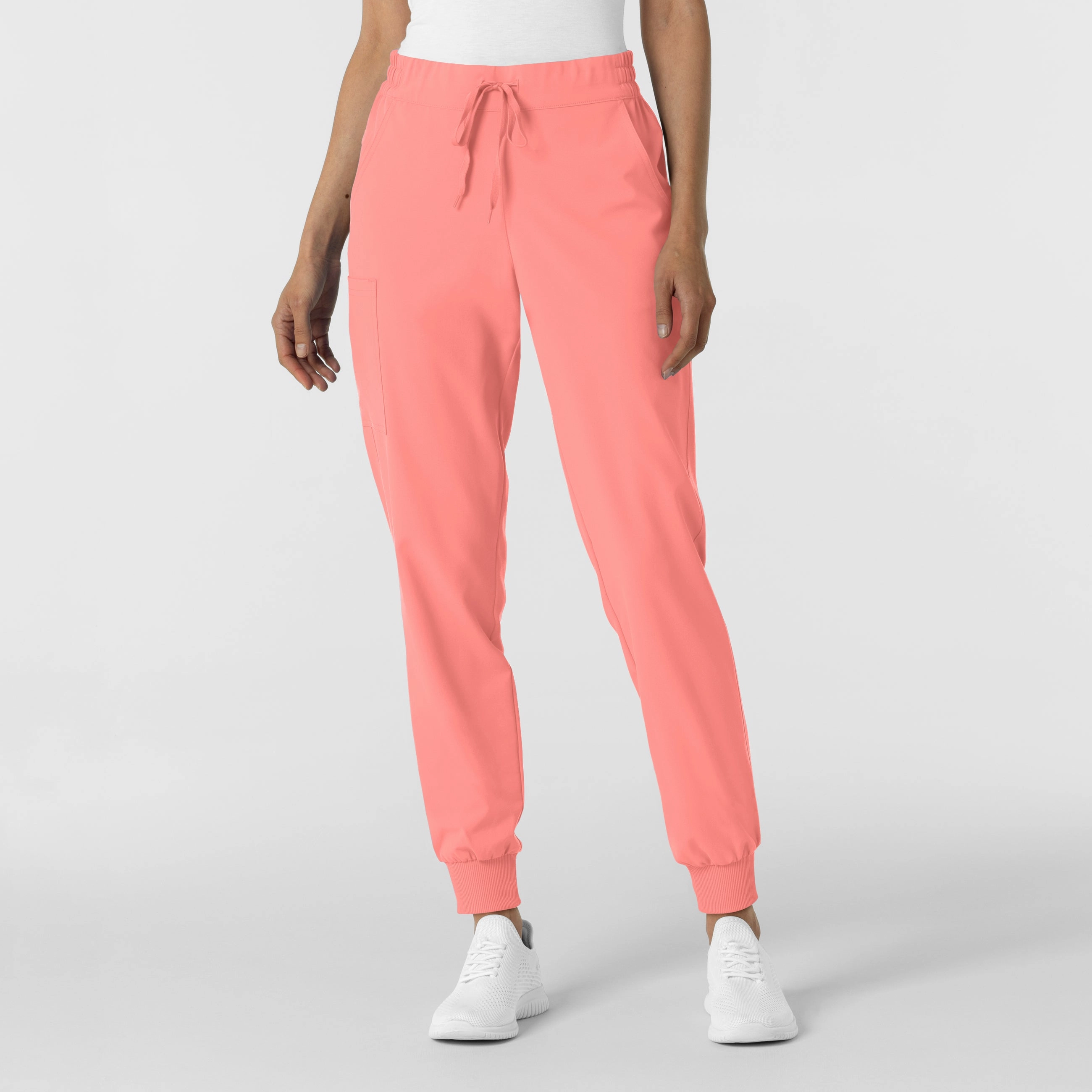Soft and Stretchy Classic Fit RENEW Women's Jogger Scrub Pant - Paradise Pink