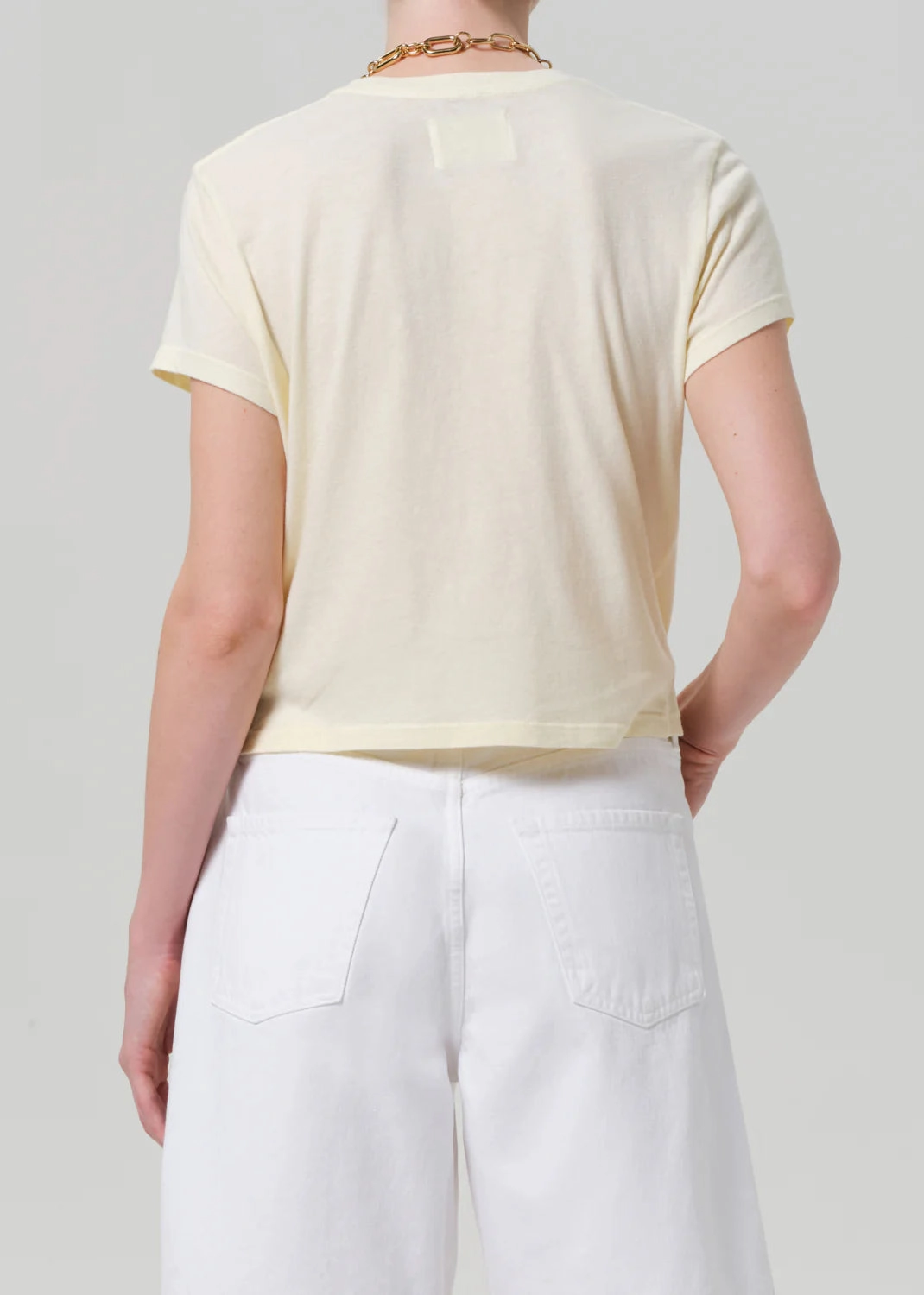 Natural Feel Layered Neckline Kyle Tee in Napoli