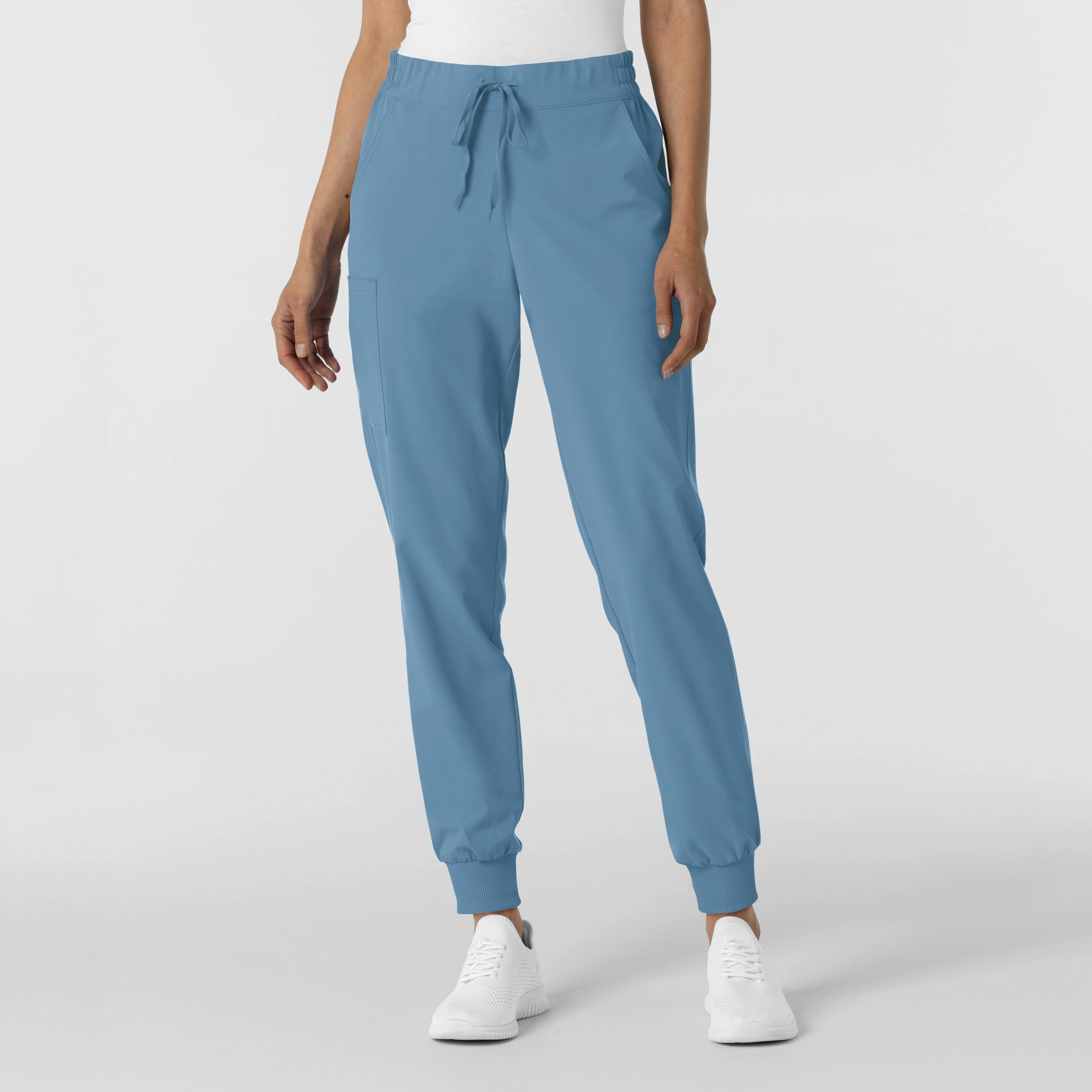 RENEW Women's Jogger Scrub Pant - Pacific Blue Comfortable Design