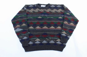 product stock Cold Protection 80's Sear's Geometric Patterned Acrylic Sweater