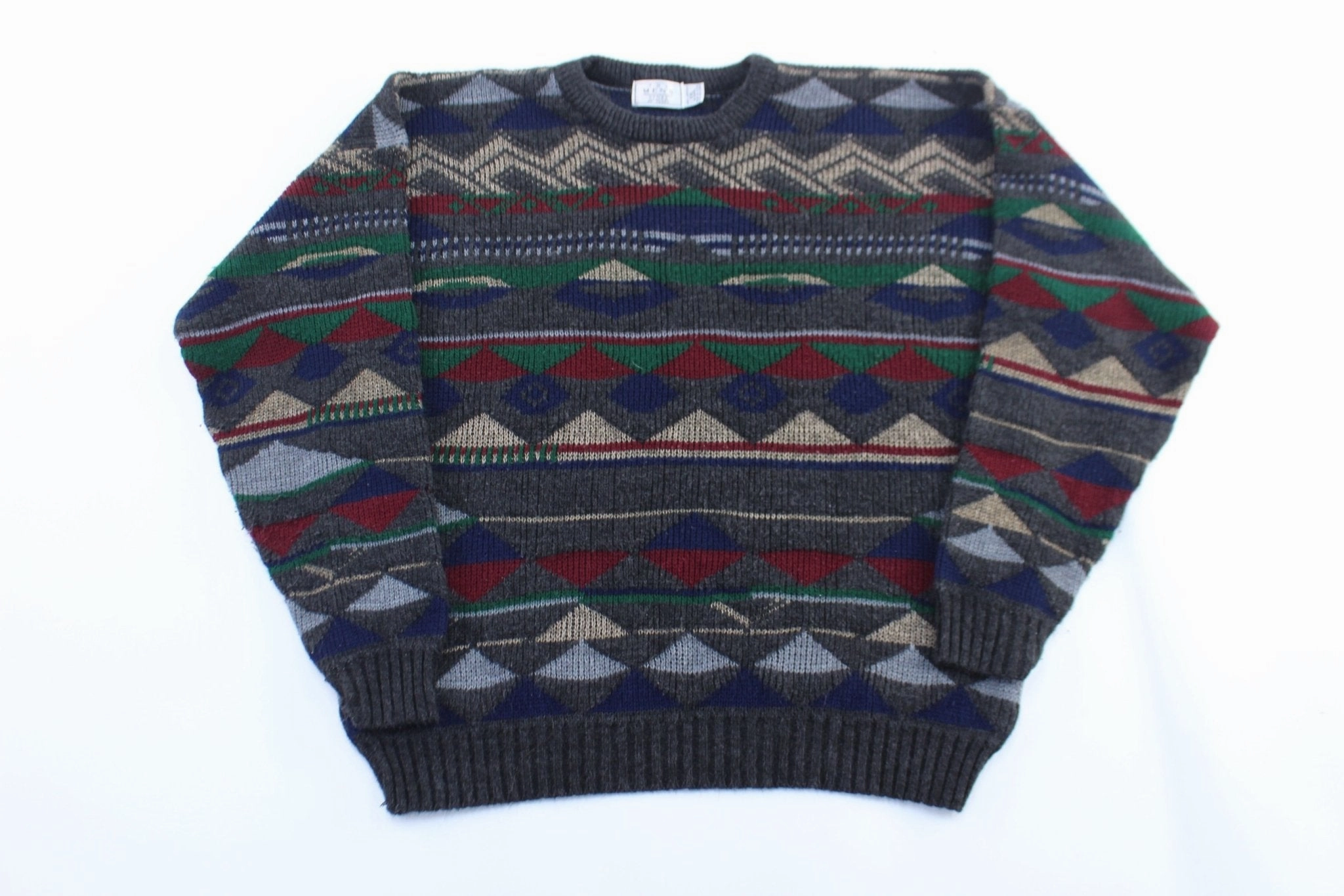 product stock Cold Protection 80's Sear's Geometric Patterned Acrylic Sweater