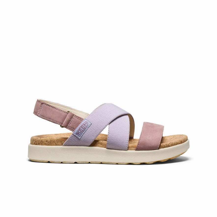 Tropical Mood Women's Elle Criss Cross Sandal  |  Thistle/Toadstool