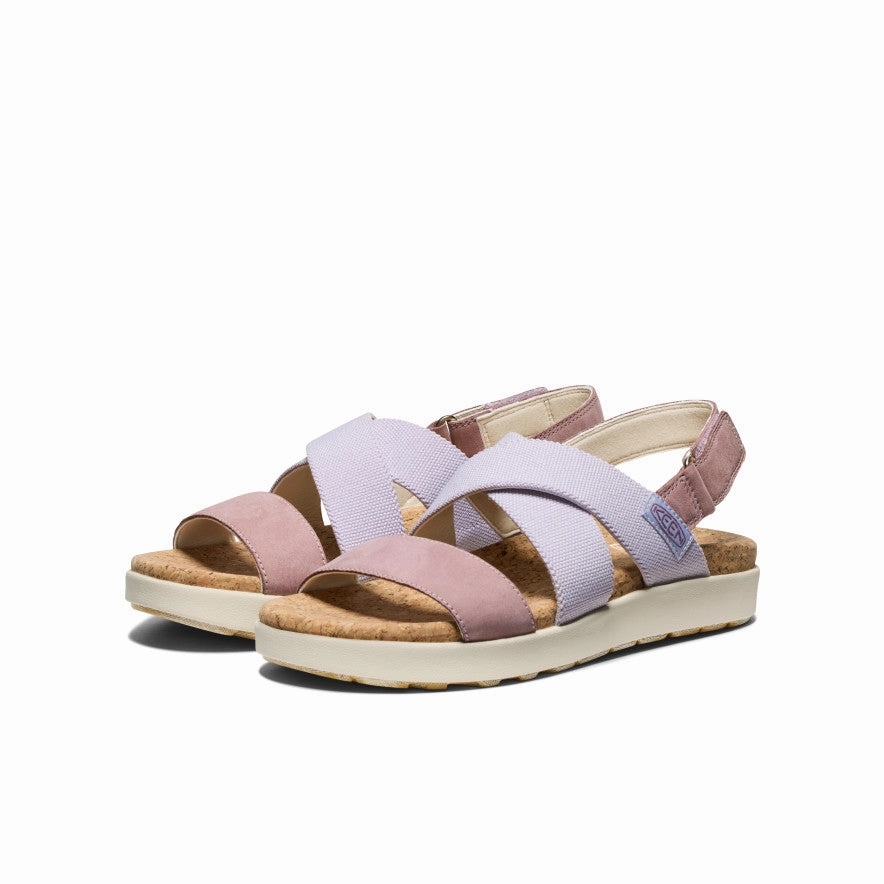 Women's Elle Criss Cross Sandal  |  Thistle/Toadstool Secure fit All Daywear