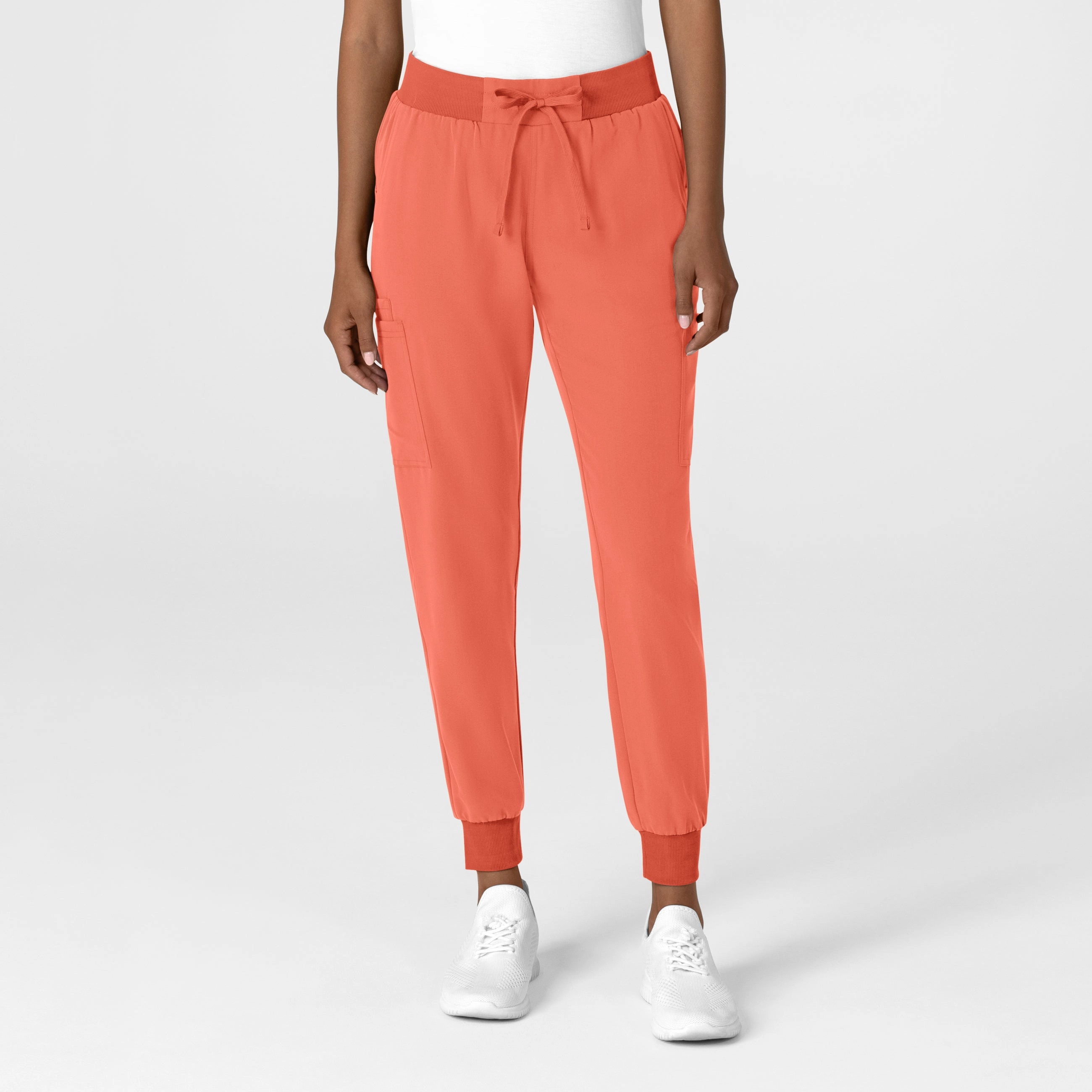 Cozy Casual Nova Women's Jogger Utility Scrub Pant - Sugar Coral