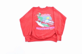1985 Gumby Ski Patrol Graphic Sweatshirt Classic Sporty product date night charm factor