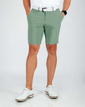 Pilates wear Men's Sage Green Golf Shorts