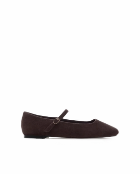 FION - DARK CACAO SUEDE Elastic Gusset