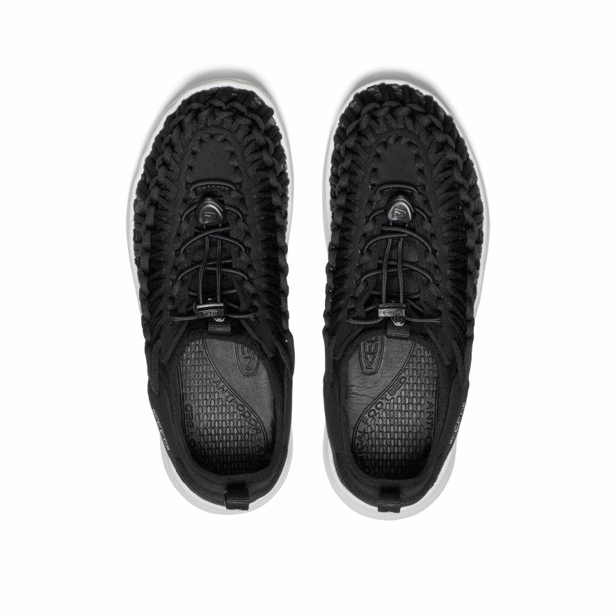 Women's UNEEK O3 Sneaker Sandal  |  Black/Star White Open Sides Comfortable Footwear for Beach