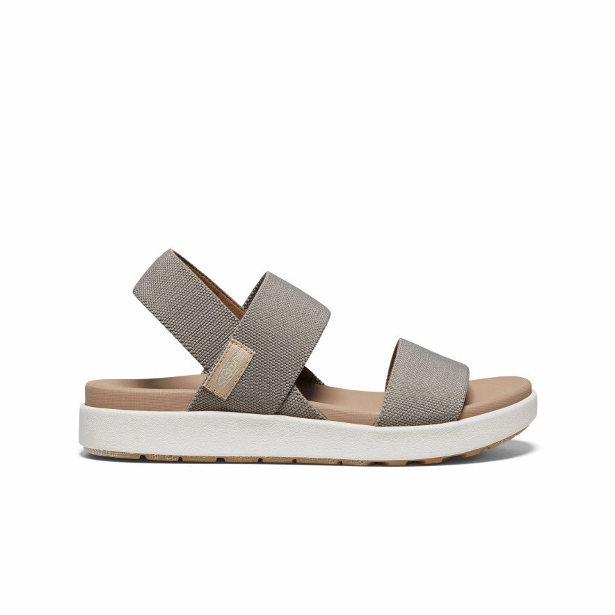 Women's Elle Backstrap Sandal Wide  |  Brindle/Birch Lightweight Design Shock absorption