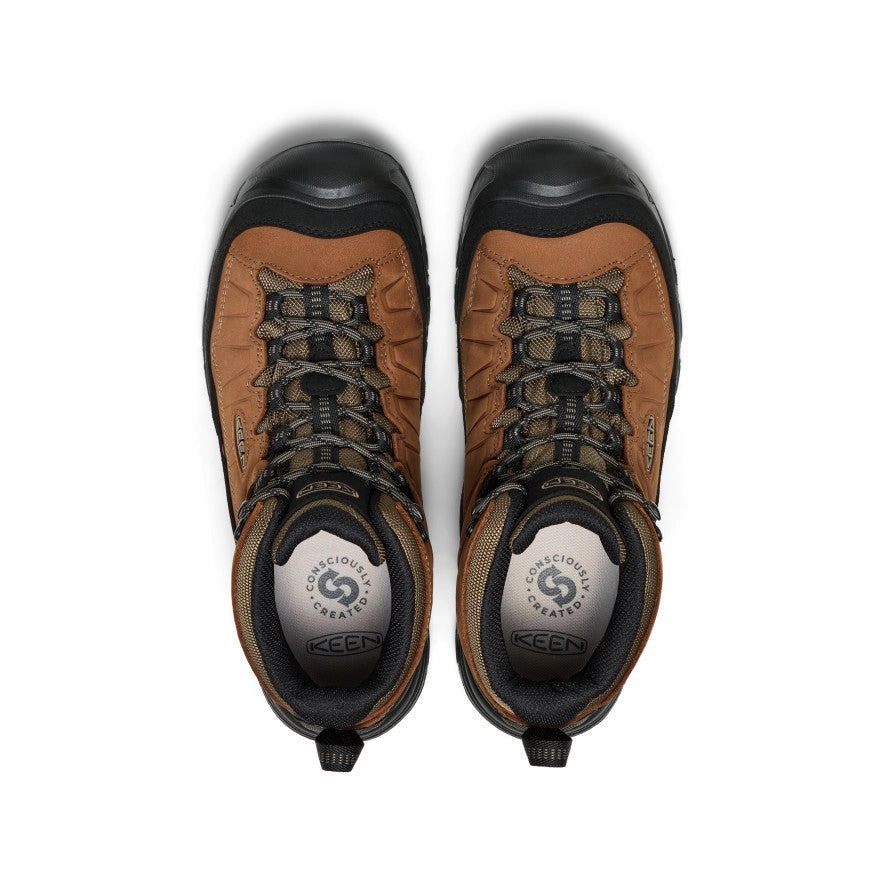 Men's Targhee IV Waterproof Hiking Boot  |  Bison/Black Versatile Outfit Easy Wear