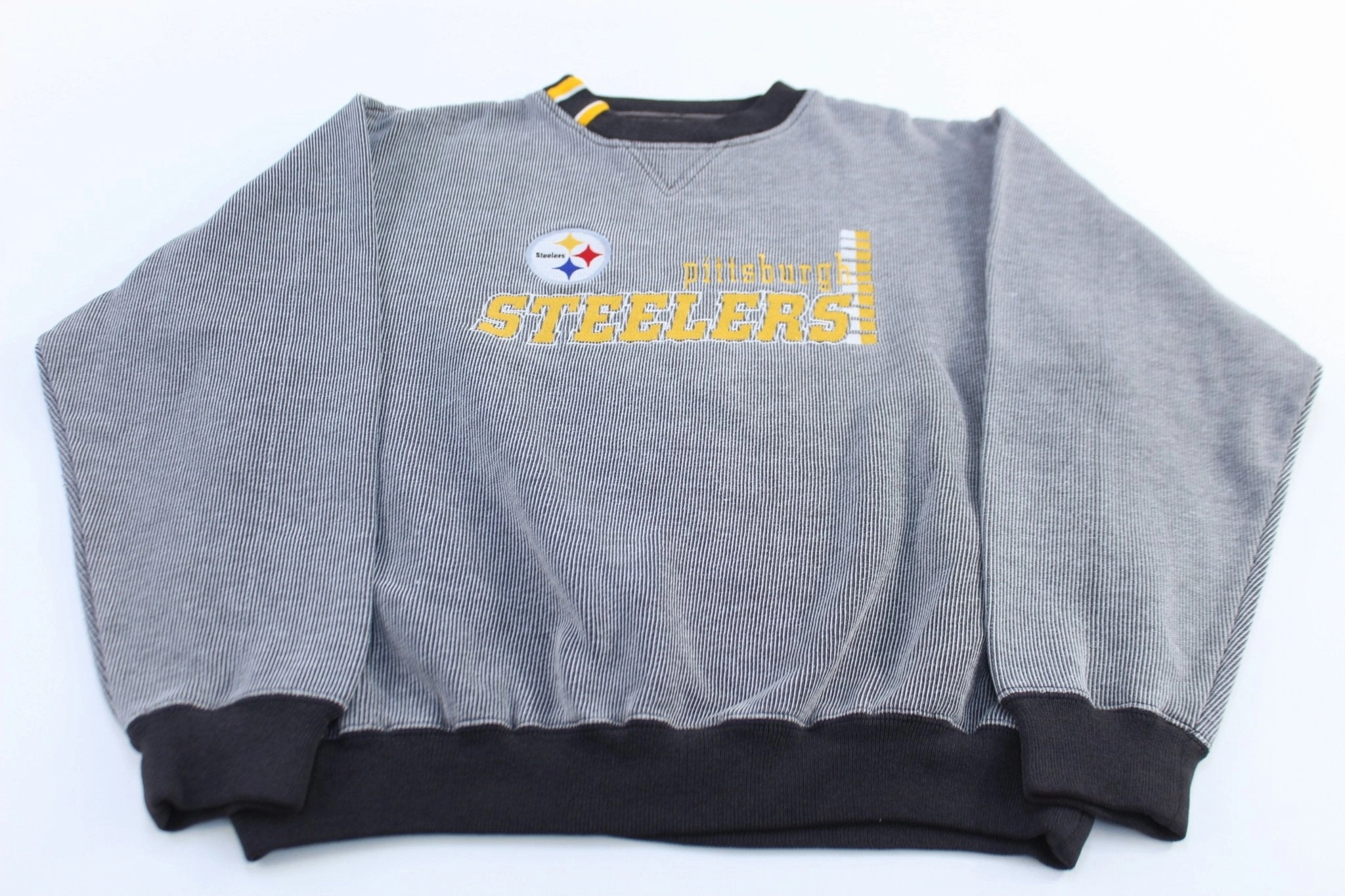 90's Pittsburgh Steelers Football Embroidered Sweatshirt Casual Vibe Fashion Comfort