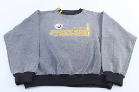 90's Pittsburgh Steelers Football Embroidered Sweatshirt Casual Vibe Fashion Comfort