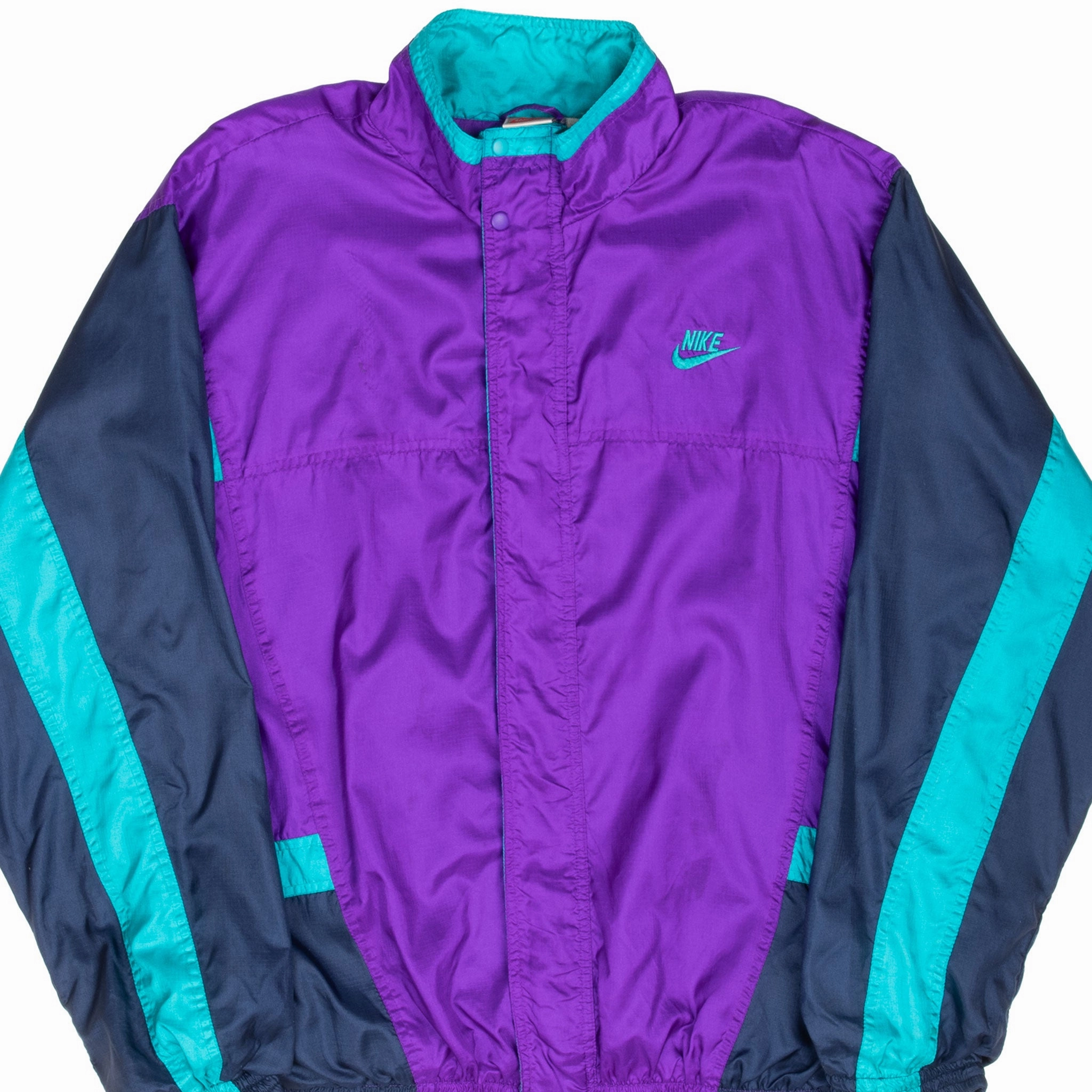 special - occasion wear Climb VINTAGE NIKE SWOOSH PURPLE NEON WINDBREAKER JACKET LATE 1980S LARGE