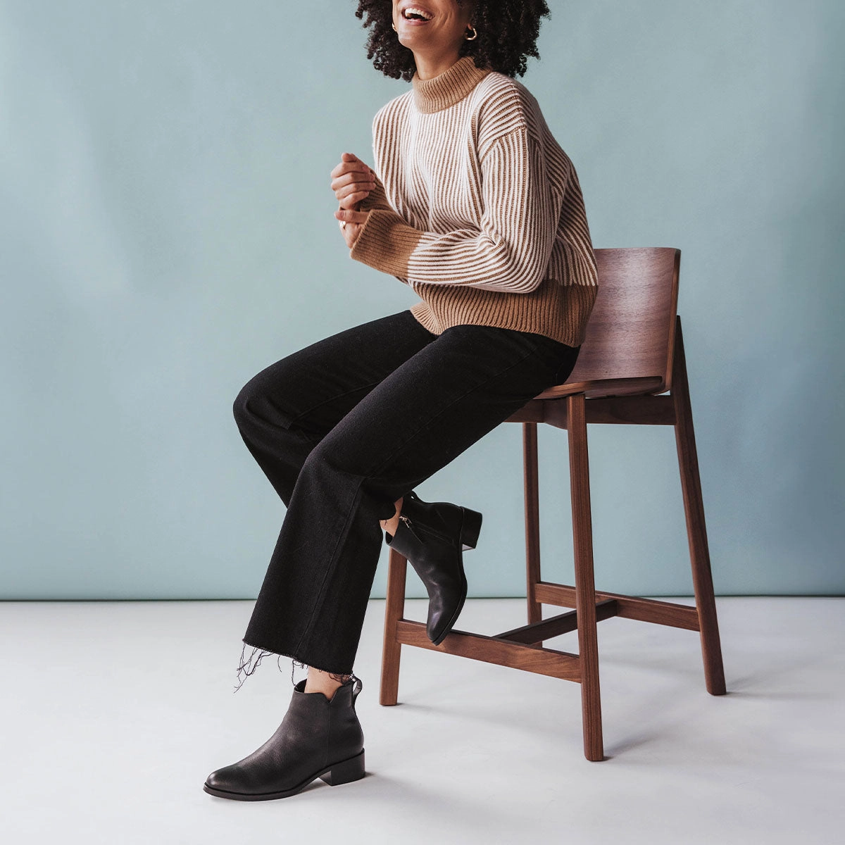 Quick Drying Cold Climate The Ali Ankle Boot Black