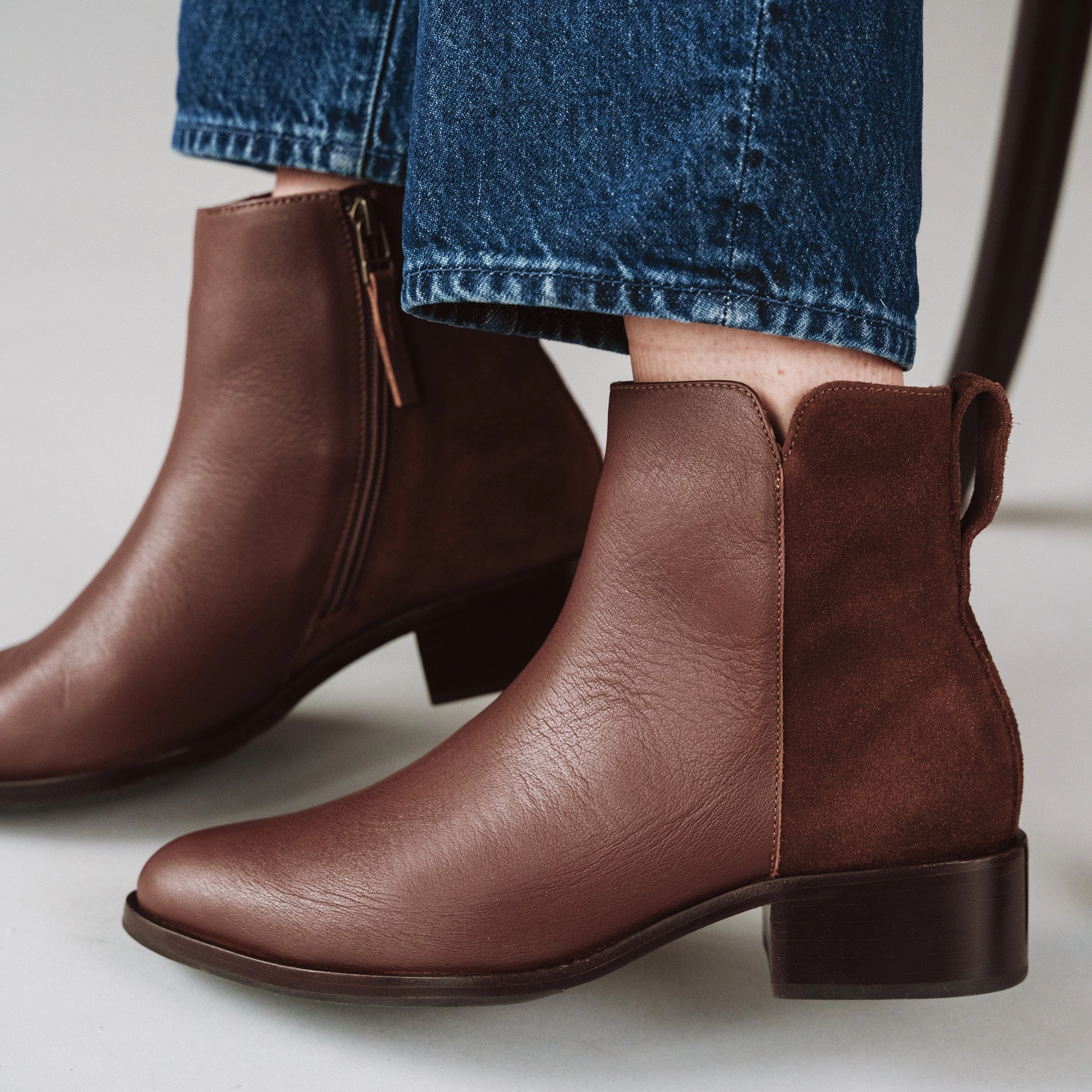 Sock Fit The Ali Ankle Boot French Press
