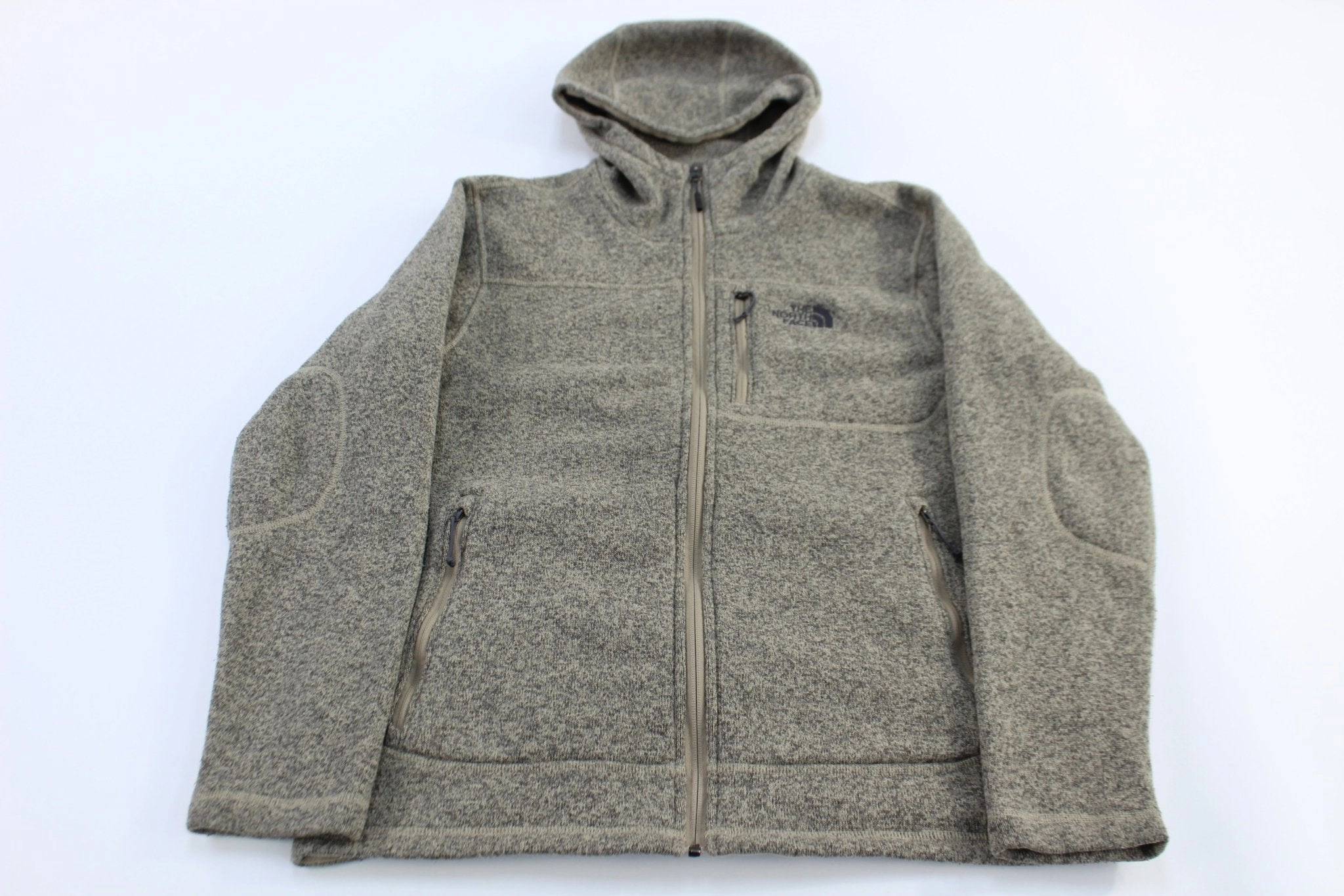 product fair trade Urban Fit The North Face Embroidered Logo Beige Full Zip Sweater